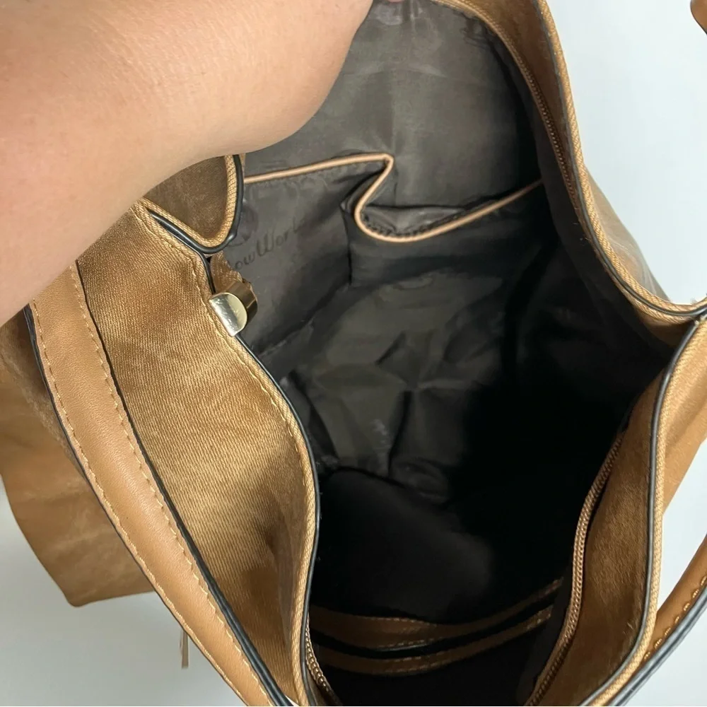 Mellow World coated canvas tote hobo bag‎ large